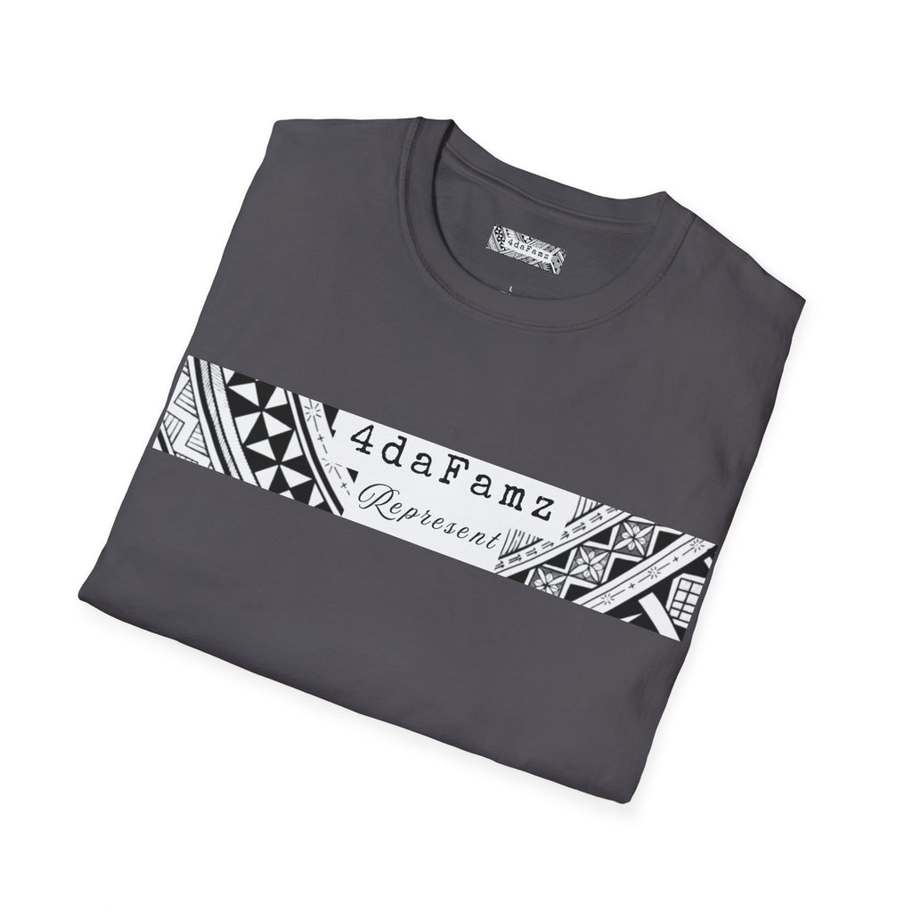 4daFamz REPRESENT Trendy Unisex Tee with relaxed island vibe - Perfect for Casual Wear, Birthdays, Family Gatherings, Artistic Expression, Unique Gifts