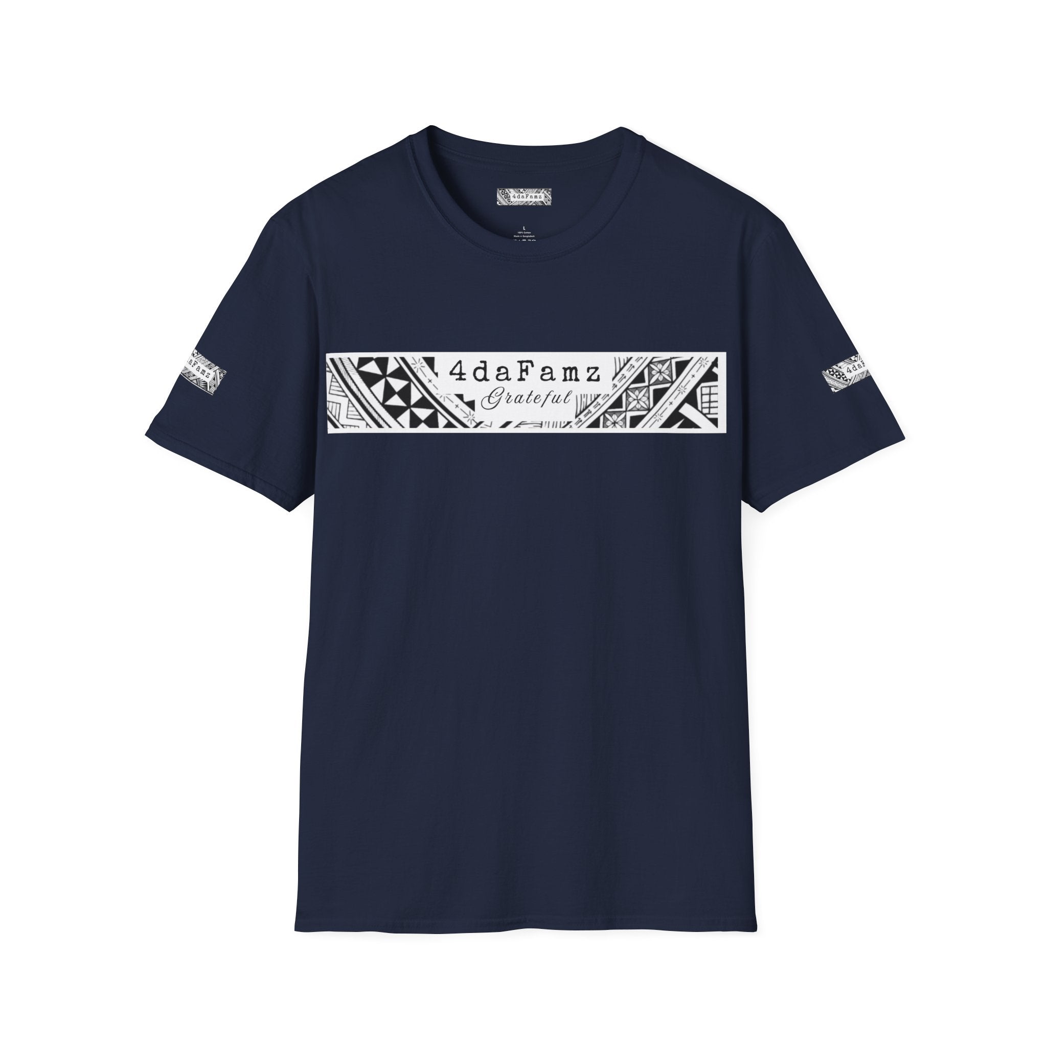 4daFamz GRATEFUL Trendy Comfy T-Shirt, Relaxed Island Vibes, Unisex Tee, Streetwear, Gift for Friends, Everyday Wear, Summer Style, 4daFamz Design