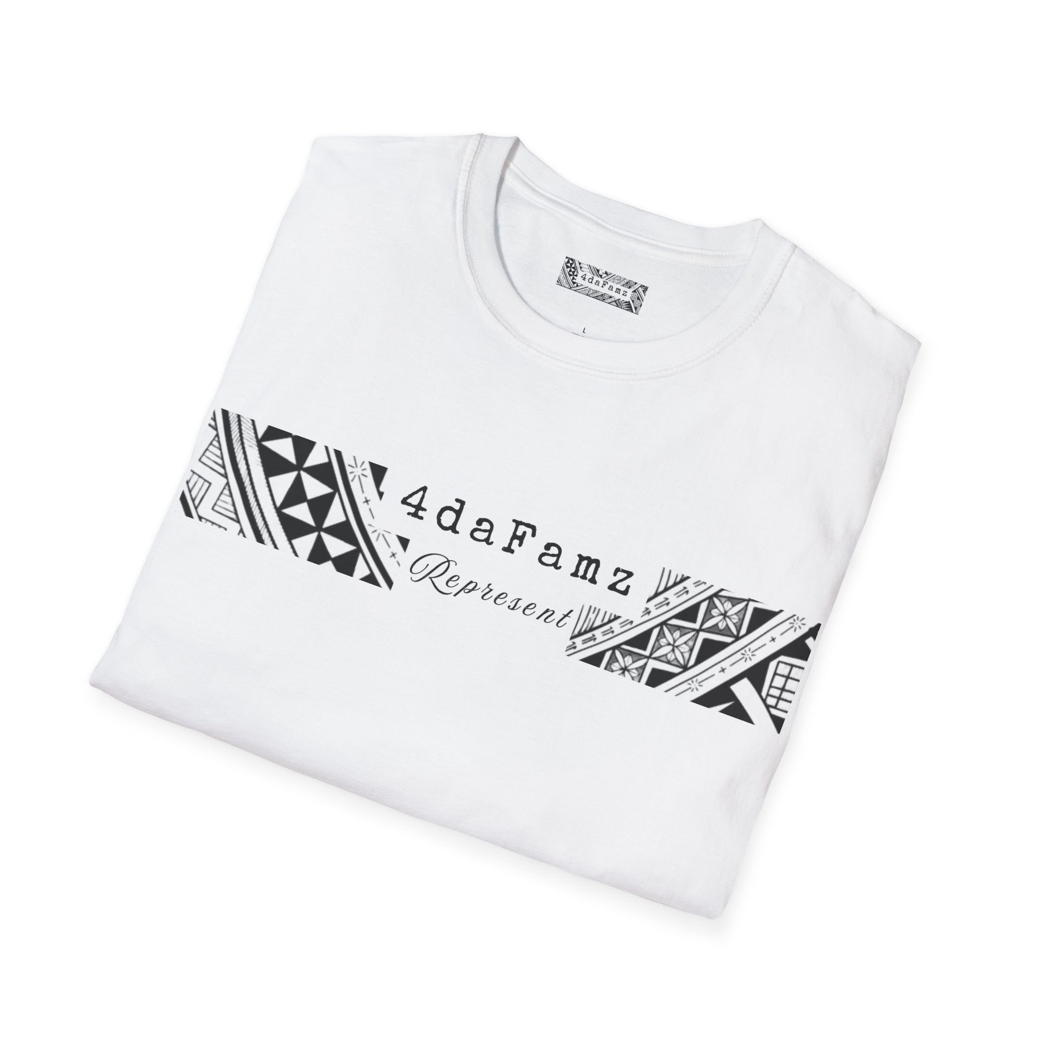 4daFamz REPRESENT Trendy Unisex Tee with relaxed island vibe - Perfect for Casual Wear, Birthdays, Family Gatherings, Artistic Expression, Unique Gifts