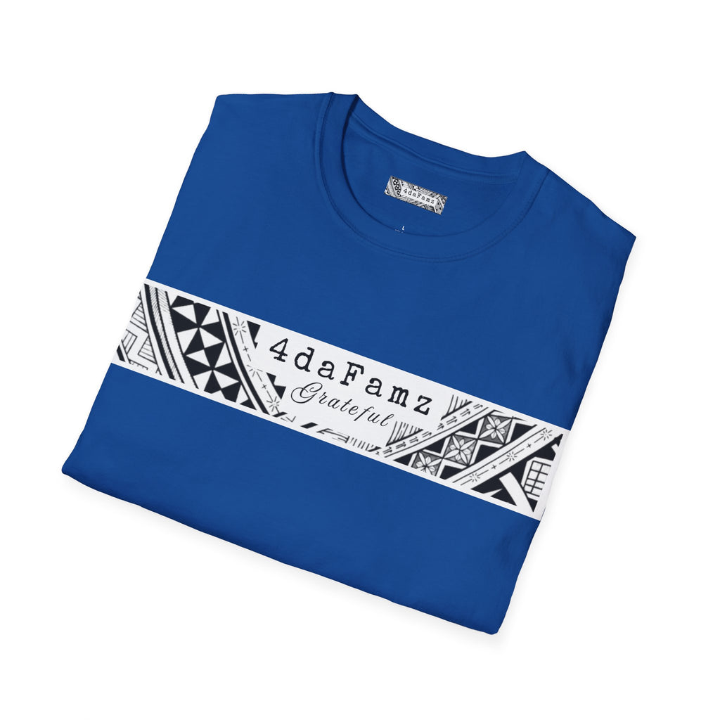 4daFamz GRATEFUL Trendy Comfy T-Shirt, Relaxed Island Vibes, Unisex Tee, Streetwear, Gift for Friends, Everyday Wear, Summer Style, 4daFamz Design