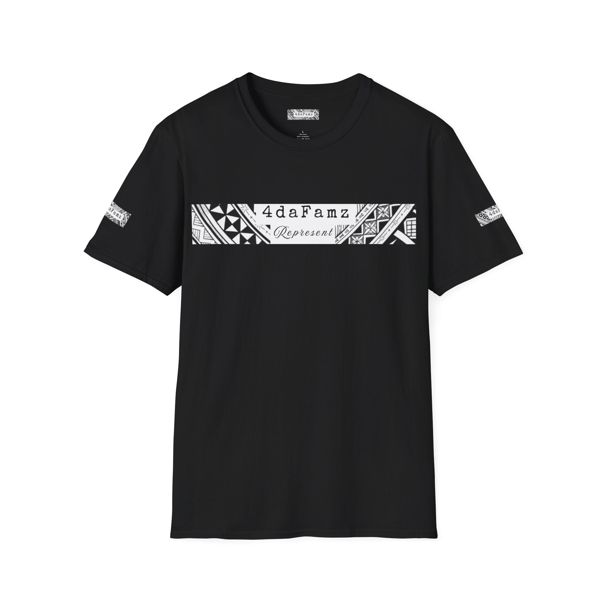 4daFamz REPRESENT Trendy Unisex Tee with relaxed island vibe - Perfect for Casual Wear, Birthdays, Family Gatherings, Artistic Expression, Unique Gifts